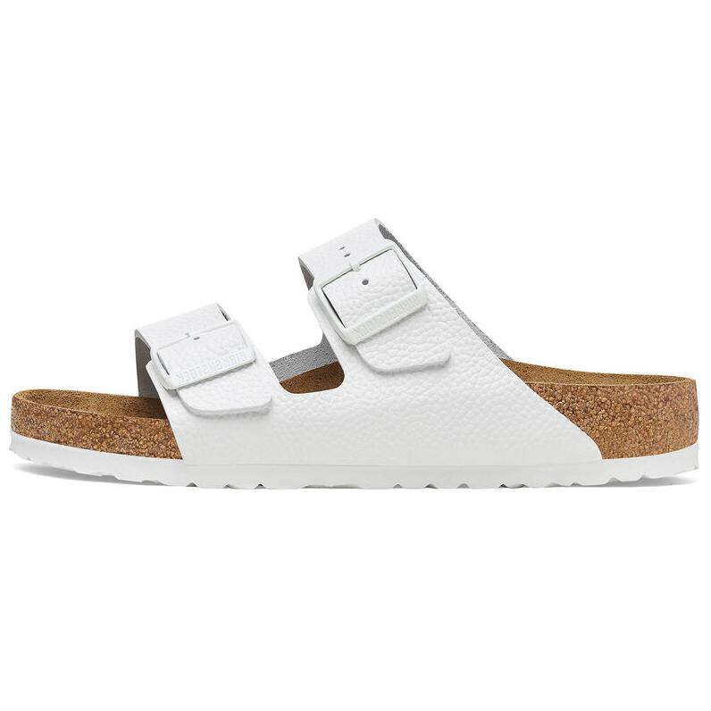 Birkenstock EVA 'White Buckle Slide'