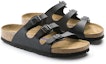 Shop Birkenstock Florida Soft Footbed Birko-Flor Black 53011/53013