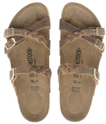 Birkenstock Franca Braided Natural Leather Oiled Narrow Fit Sandals 'Cognac' 1024135 Shop Birkenstock Franca Braided Natural Leather Oiled Narrow Fit Sandals 'Cognac' 1024135