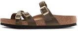 Buy Sandalias Birkenstock Franca Cuero Aceitado Talla Estrecha 'Verde Oliva' 1024059