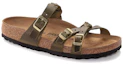 Order Sandalias Birkenstock Franca Cuero Aceitado Talla Estrecha 'Verde Oliva' 1024059