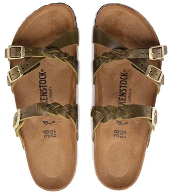 Sandalias Birkenstock Franca Cuero Aceitado Talla Estrecha 'Verde Oliva' 1024059 Shop Sandalias Birkenstock Franca Cuero Aceitado Talla Estrecha 'Verde Oliva' 1024059