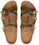 Shop Sandalias Birkenstock Franca Cuero Aceitado Talla Estrecha 'Verde Oliva' 1024059