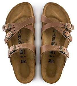 Sandal Birkenstock Franca Kulit Sempit 'Cokelat Tembakau' 1015931 Shop Sandal Birkenstock Franca Kulit Sempit 'Cokelat Tembakau' 1015931