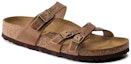 Order Birkenstock Franca Oiled Leather Sandal 'Tobacco Brown' 1015930