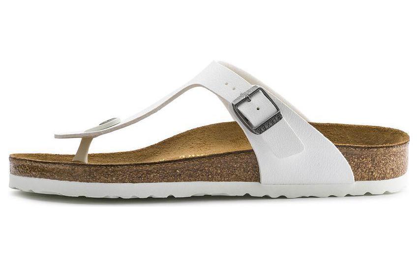 Birkenstock Gizeh Birko-Flor 'White' 0745531