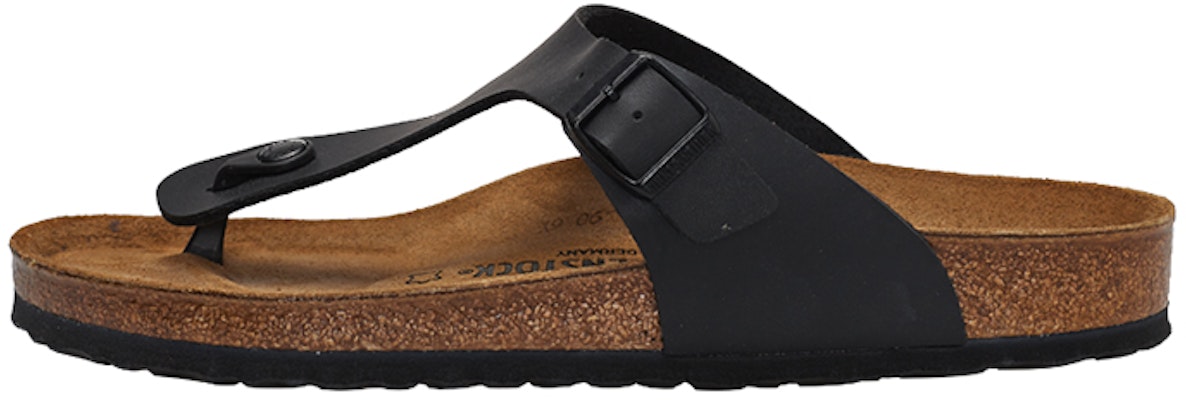 Birkenstock 軟木牛皮潮流時尚平底涼拖鞋 男女同款 黑色 Buy Birkenstock 軟木牛皮潮流時尚平底涼拖鞋 男女同款 黑色