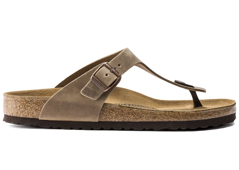 Birkenstock Gizeh Oiled Leather Tobacco 'Brown' 0943811