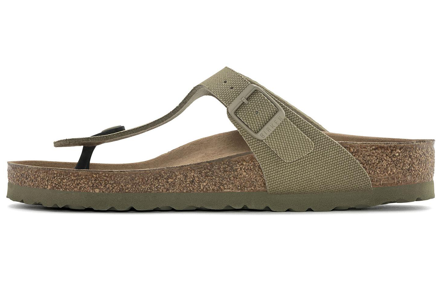 Birkenstock Gizeh Vegan Textile Sandals 'Faded Khaki'