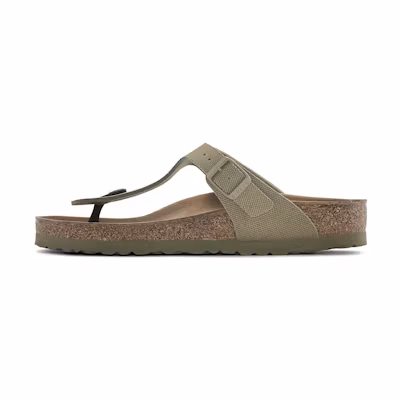 Birkenstock Gizeh Vegan Textile Sandals 'Faded Khaki'