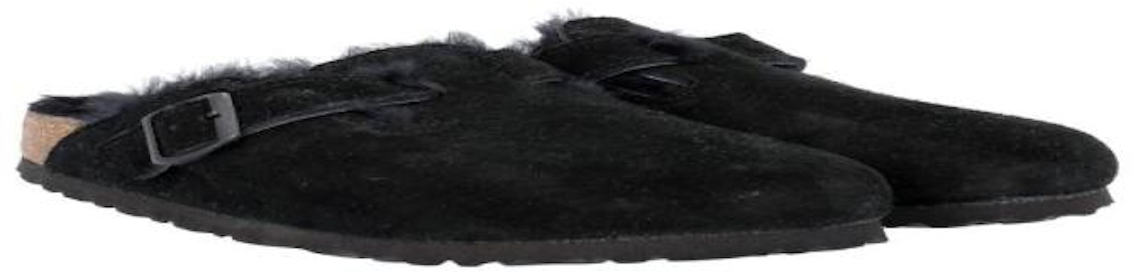 Selipar Birkenstock Gucci Boston Shearling 'Hitam' 259883SFB Order Selipar Birkenstock Gucci Boston Shearling 'Hitam' 259883SFB