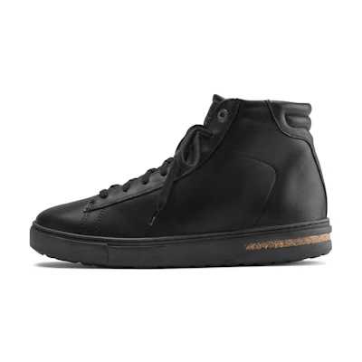 Birkenstock High-Top Leather Sneakers 'Black Narrow'