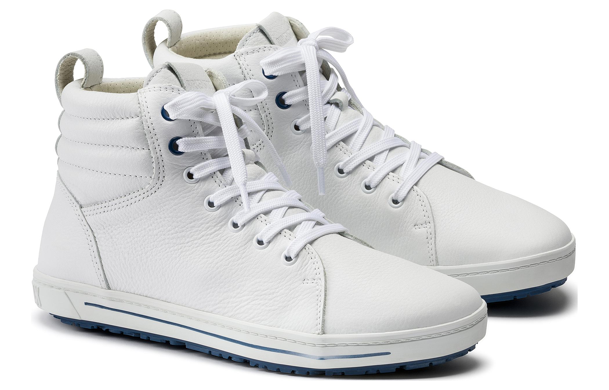 Birkenstock High-Top Leather Sneakers 'Versatile Lace-Up White' 圖 3