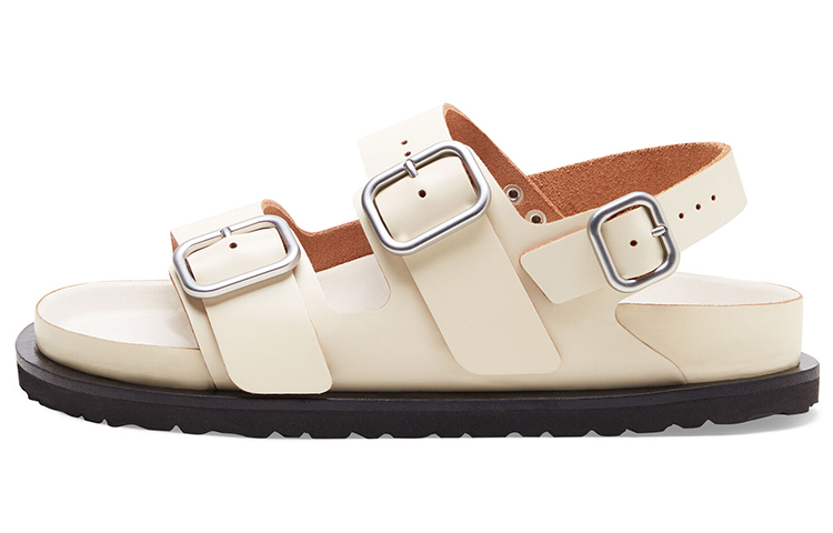 Buy Birkenstock Jil Sander x Milano 'Simple Casual Double Buckle Sandal White' 1020220