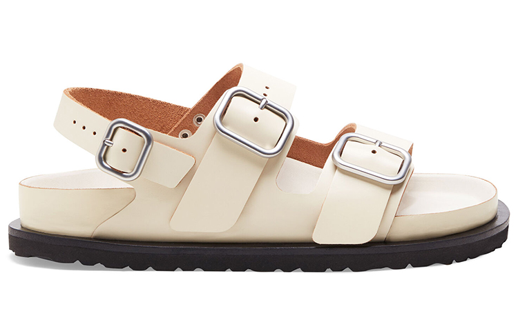 Birkenstock Jil Sander Milano 'Simple Casual Double Buckle Sandal White' 圖 2