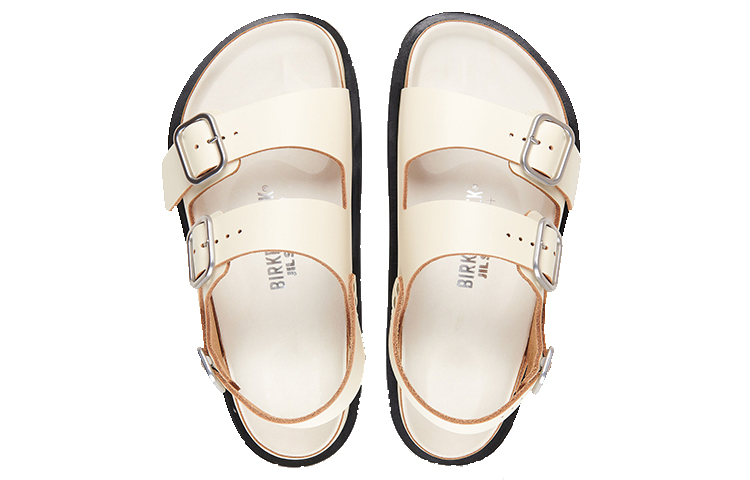 Birkenstock Jil Sander Milano 'Simple Casual Double Buckle Sandal White' 圖 4