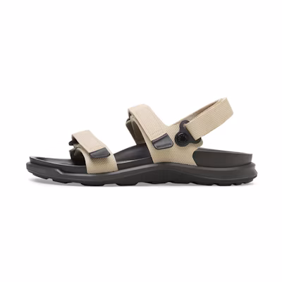 Birkenstock Kalahari Sandal 'Beige Velcro Open-Toe'