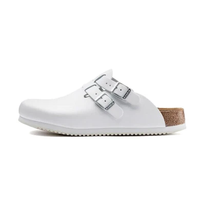 Birkenstock Kay SL Natural Leather Sandals 'White'