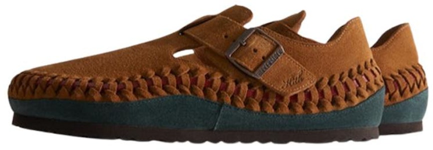 Birkenstock KITH x Boston '棕色扣' 砂棕色 BR1027533 Order Birkenstock KITH x Boston '棕色扣' 砂棕色 BR1027533