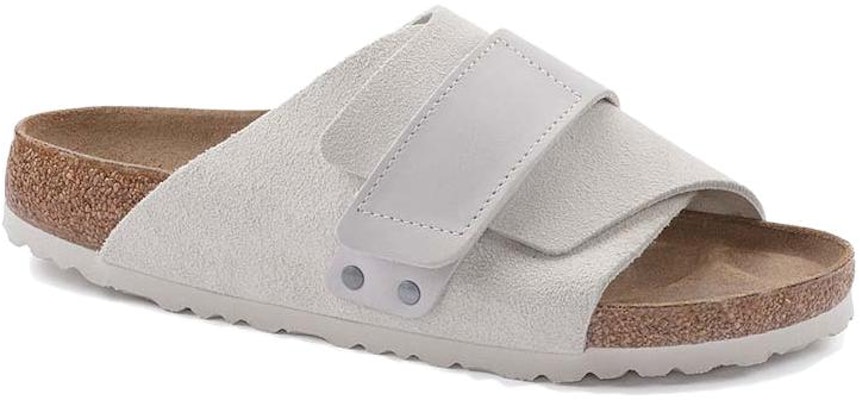 Birkenstock Kyoto Nubuck-Suede Leather Narrow Fit Sandals 'Antique White' 1024526 Order Birkenstock Kyoto Nubuck-Suede Leather Narrow Fit Sandals 'Antique White' 1024526