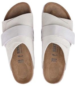 버켄스탁 교토 누벅 스웨이드 샌들 (앤틱 화이트, 내로우 핏) 1024526 Shop 버켄스탁 교토 누벅 스웨이드 샌들 (앤틱 화이트, 내로우 핏) 1024526