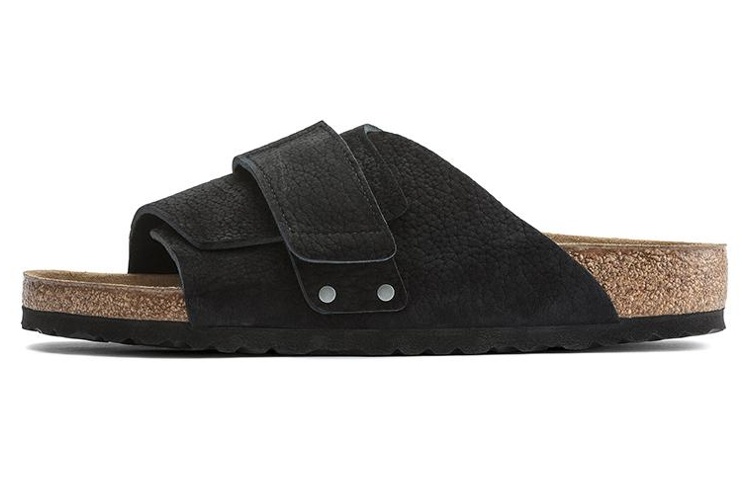 Birkenstock Kyoto Nubuck Sandals 'Desert Buck Black' 1020388
