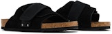 Birkenstock Kyoto Nubuck Suede Hitam 1022350/1022566