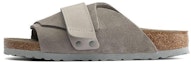 Buy Birkenstock Kyoto Nubuck/Suede Leather Narrow Fit 1020737 'Stone Coin' Lelaki/Wanita 1020724/1020737
