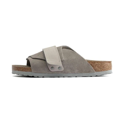 Birkenstock Kyoto Nubuck/Suede Leather Narrow Fit 1020737 'Stone Coin'