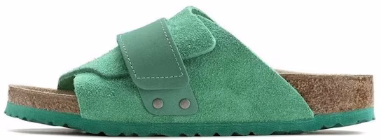 Birkenstock Kyoto Nubuck Suede Leather Sandals 1022299 'Bold Green' 1022370/1022299 Birkenstock Kyoto Nubuck Suede Leather Sandals 1022299 'Bold Green' 1022370/1022299