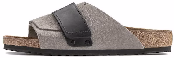Birkenstock Kyoto Nubuck Suede Stone Coin Black 1022352 Birkenstock Kyoto Nubuck Suede Stone Coin Black 1022352