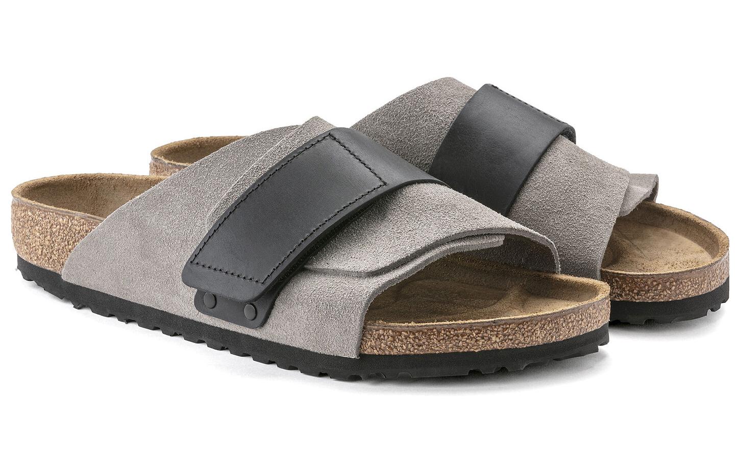 Order Birkenstock Kyoto Nubuck Suède Steen Coin Zwart 1022352