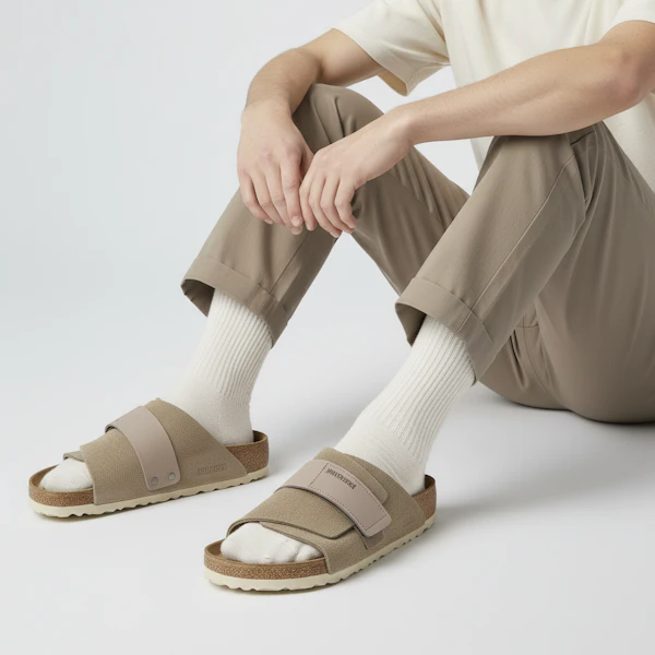 Birkenstock Kyoto Nubuck Suede Taupe Kasut Lelaki Wanita 1015572/1015573 Order Birkenstock Kyoto Nubuck Suede Taupe Kasut Lelaki Wanita 1015572/1015573