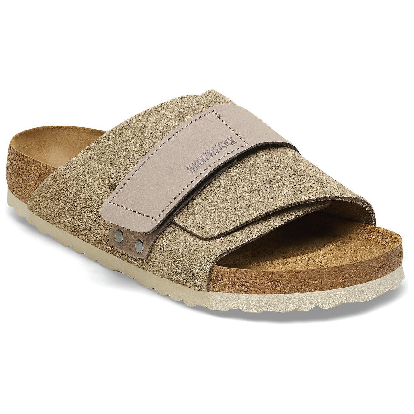 Shop Birkenstock Kyoto Nubuck Suede Taupe Kasut Lelaki Wanita 1015572/1015573
