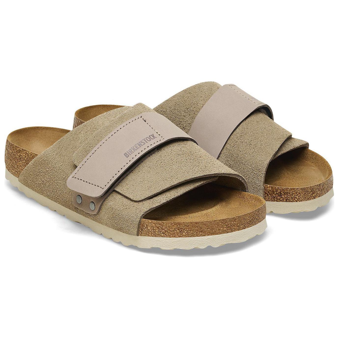 Purchase Birkenstock Kyoto Nubuck Suede Taupe Kasut Lelaki Wanita 1015572/1015573