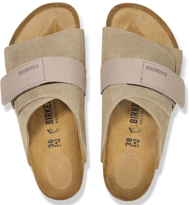 Birkenstock Kyoto Nubuck Suede Taupe Kasut Lelaki Wanita 1015572/1015573 Details for Birkenstock Kyoto Nubuck Suede Taupe Kasut Lelaki Wanita 1015572/1015573