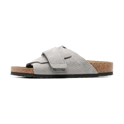Birkenstock Kyoto Nubuk Leather Desert Buck Whale Gray' 'Birkenstock Kyoto Nubuk Leather'