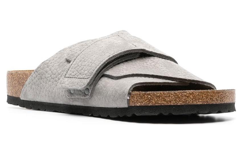 Order Birkenstock Kyoto Nubukleder Wüstensand Walgrau 1024502