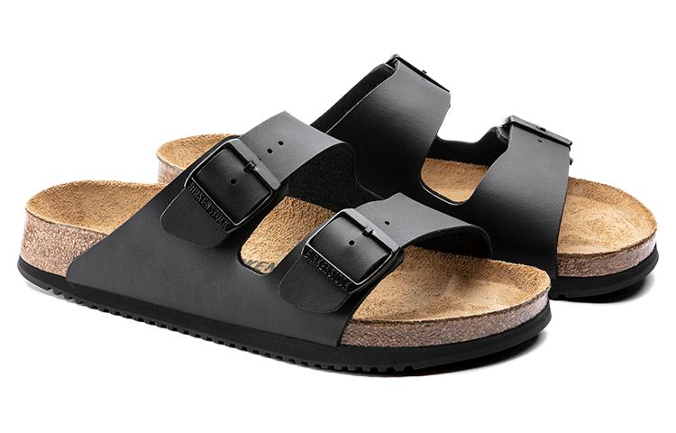 Birkenstock Kyoto Oiled Leather/Suede Leather Narrow Fit 'Black' 圖 4