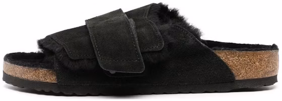 Birkenstock Kyoto Shearling Suede Black 1023177/1023229 Birkenstock Kyoto Shearling Suede Black 1023177/1023229