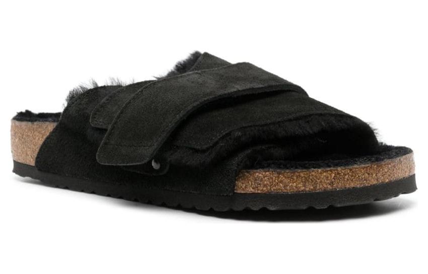 Order Birkenstock Kyoto Shearling Suede Hitam 1023177/1023229