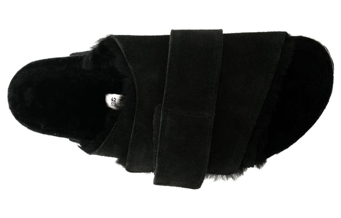 Lookbook Birkenstock Kyoto Shearling Suede Hitam 1023177/1023229