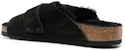 Birkenstock Kyoto Shearling Suede Hitam 1023177/1023229