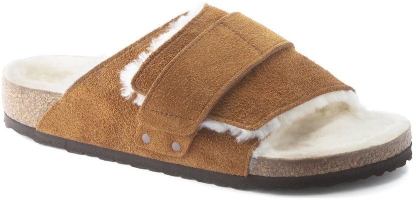 Birkenstock 絨面 柔軟舒適 一字拖鞋 男款 棕褐色 Order Birkenstock 絨面 柔軟舒適 一字拖鞋 男款 棕褐色