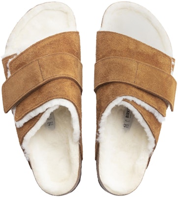 Birkenstock 絨面 柔軟舒適 一字拖鞋 男款 棕褐色 Shop Birkenstock 絨面 柔軟舒適 一字拖鞋 男款 棕褐色