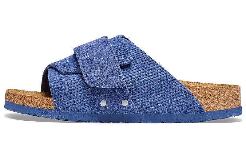 Buy Birkenstock Kyoto Suede Embossed Narrow Fit 'Corduroy Indigo' Lelaki 1025704