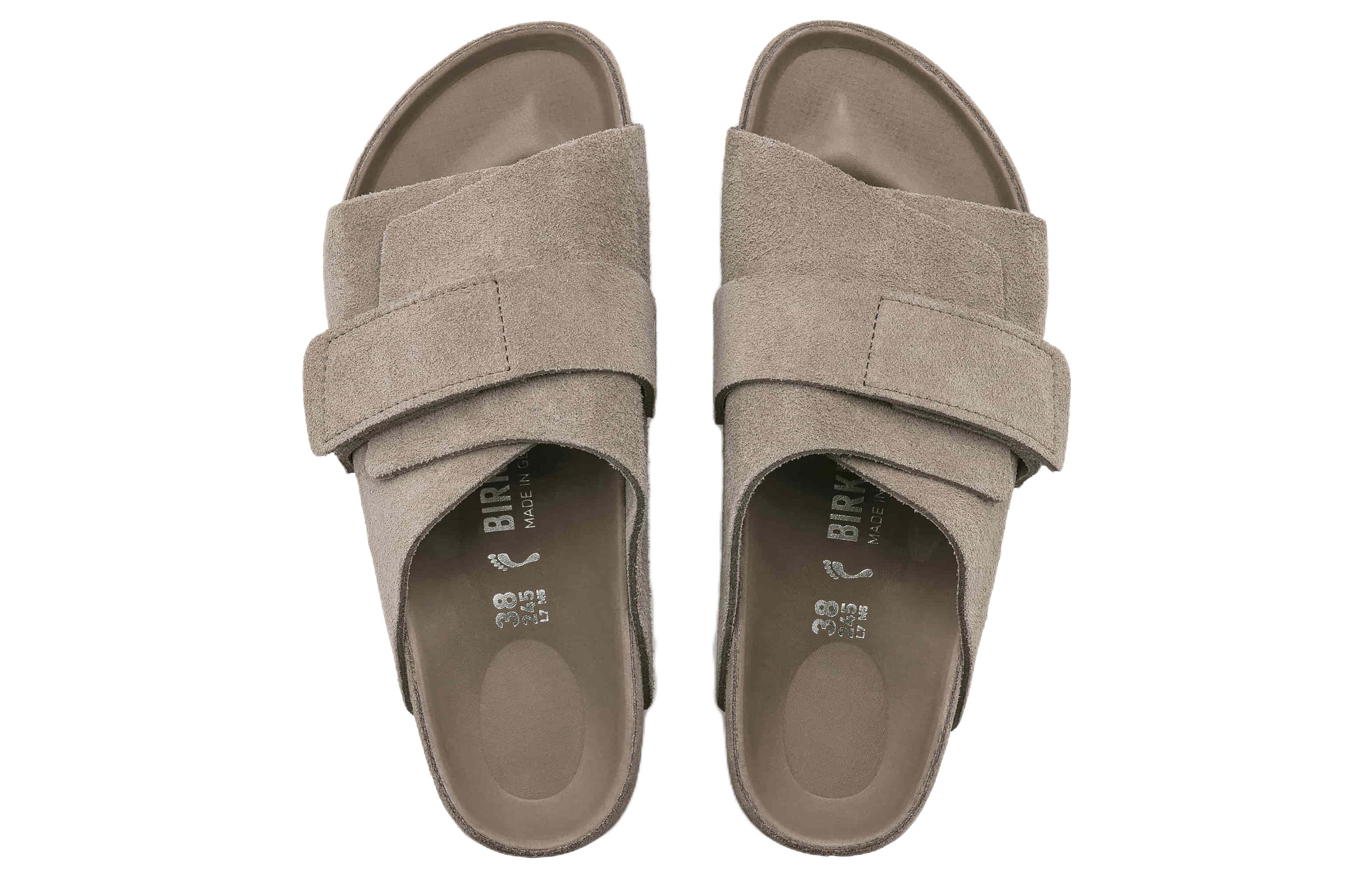 Lookbook Birkenstock Kyoto Suede Abu Taupe 1022316/1022329