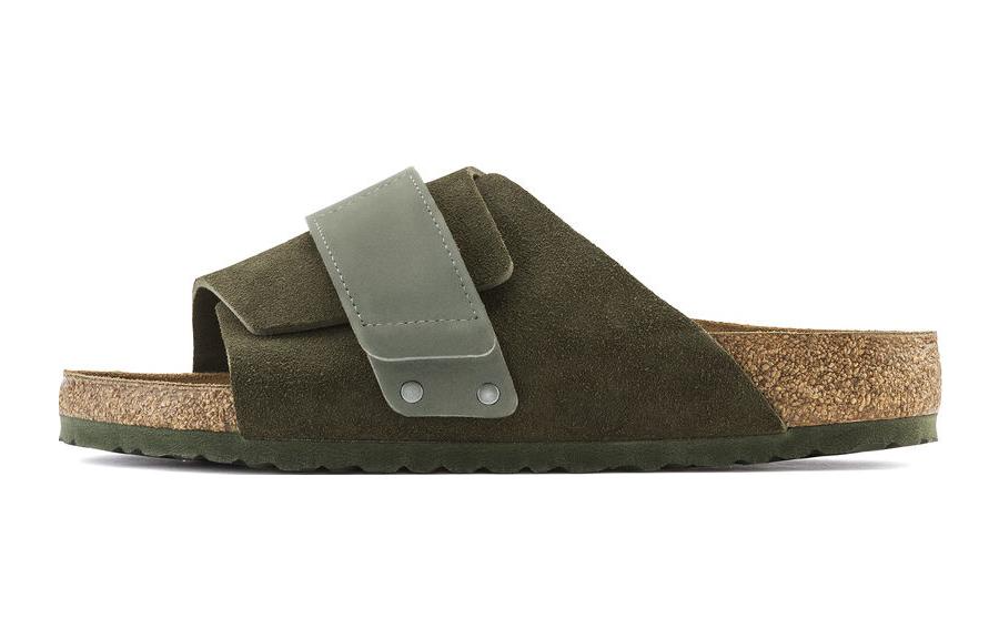 Birkenstock Kyoto Suede Thyme Green 1023831/1023830