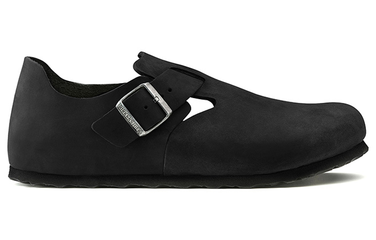Lookbook Birkenstock London Oiled Leather ''Zwart'' 166541