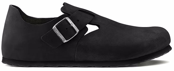 Lookbook Birkenstock London Oiled Leather ''Zwart'' 166541